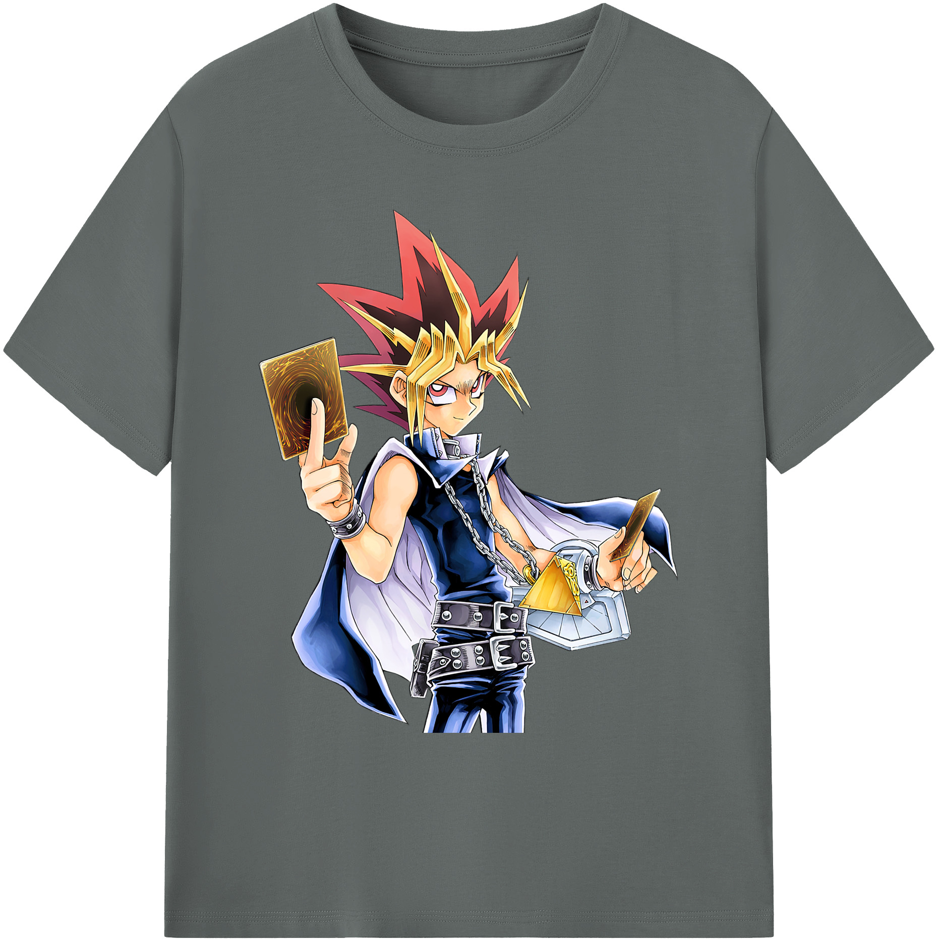（画像用） 遊☆戯☆王 Yu-Gi-Oh! 綿100％ メンズ半袖Tシャツ｜肌触りやわらか＆通気性